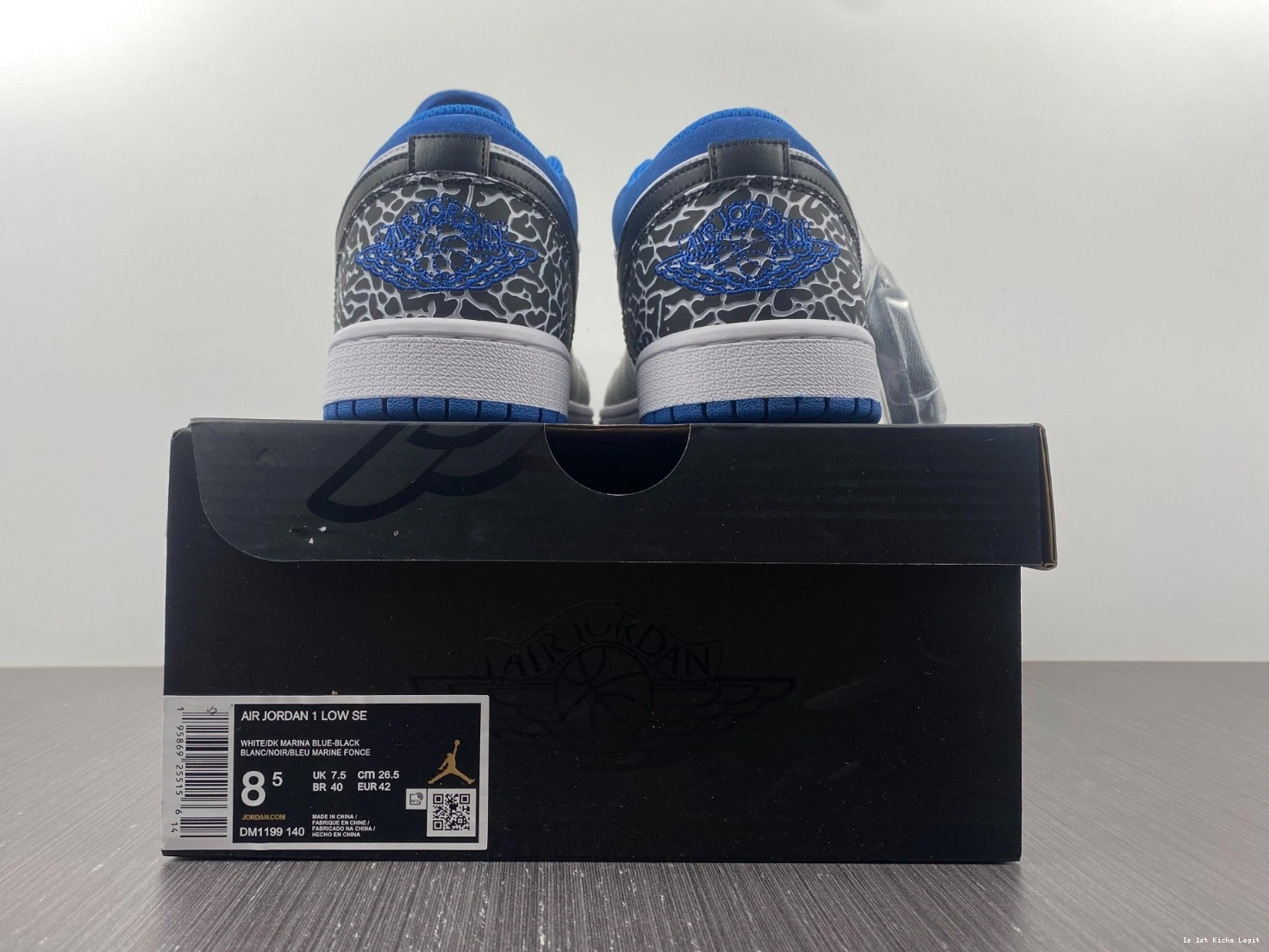 1 Low Blue Air Jordan DM1199-140 True 1008